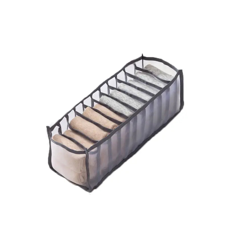 rangement pour sous-vêtements de couleur grise x1