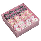 rangement pour sous-vêtements de couleur rose