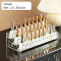 rangement pour vernis à ongles avec 3 étages