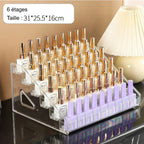 rangement pour vernis à ongles avec 6 étages