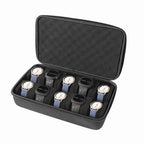 rangement de montre pour voyage de couleur noir x10