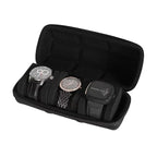 rangement de montre pour voyage de couleur noir x3