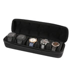 rangement de montre pour voyage de couleur noir x5