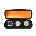 rangement de montre pour voyage de couleur orange x3