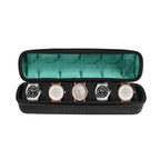 rangement de montre pour voyage de couleur vert x5