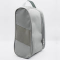 sac à chaussures de couleur gris sur fond blanc