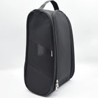sac à chaussures de couleur noir sur fond blanc