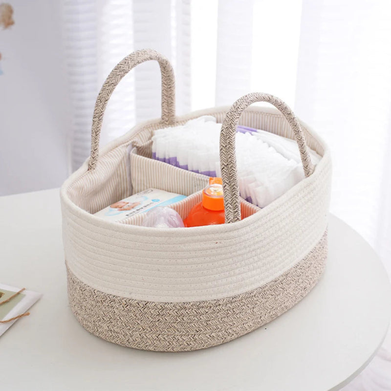 sac à langer pour voyage de couleur beige
