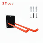 support mural pour jardin de couleur orange sur fond blanc