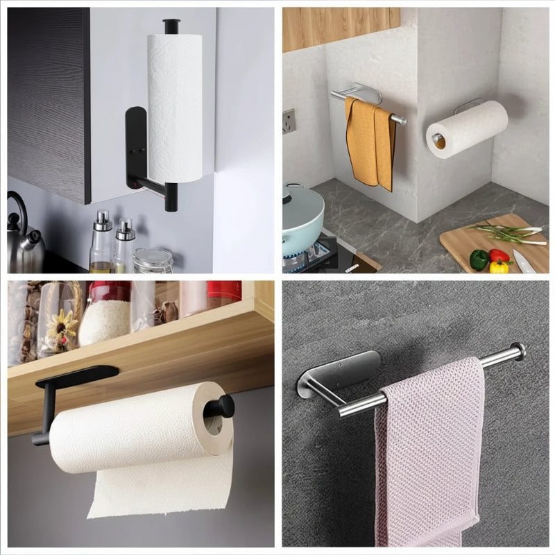 différentes utilisations du porte essuie-tout