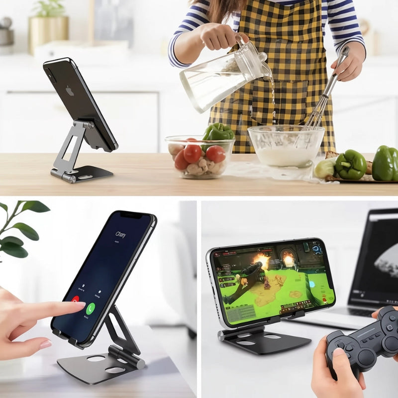utilisation du support téléphone