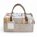 vue de dos du panier de rangement pour bébé