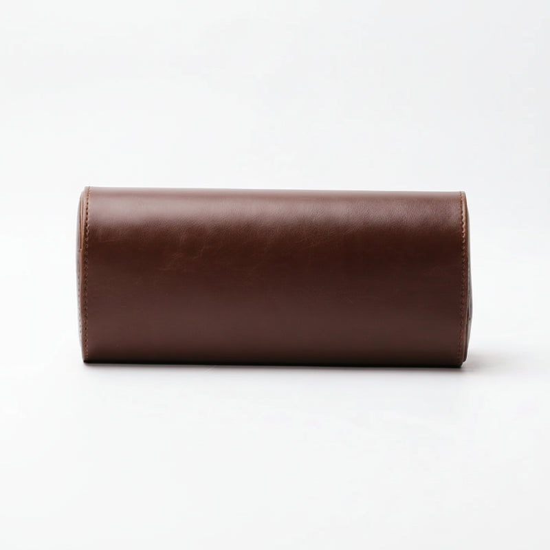 vue de dos de la pochette en cuir pour montre